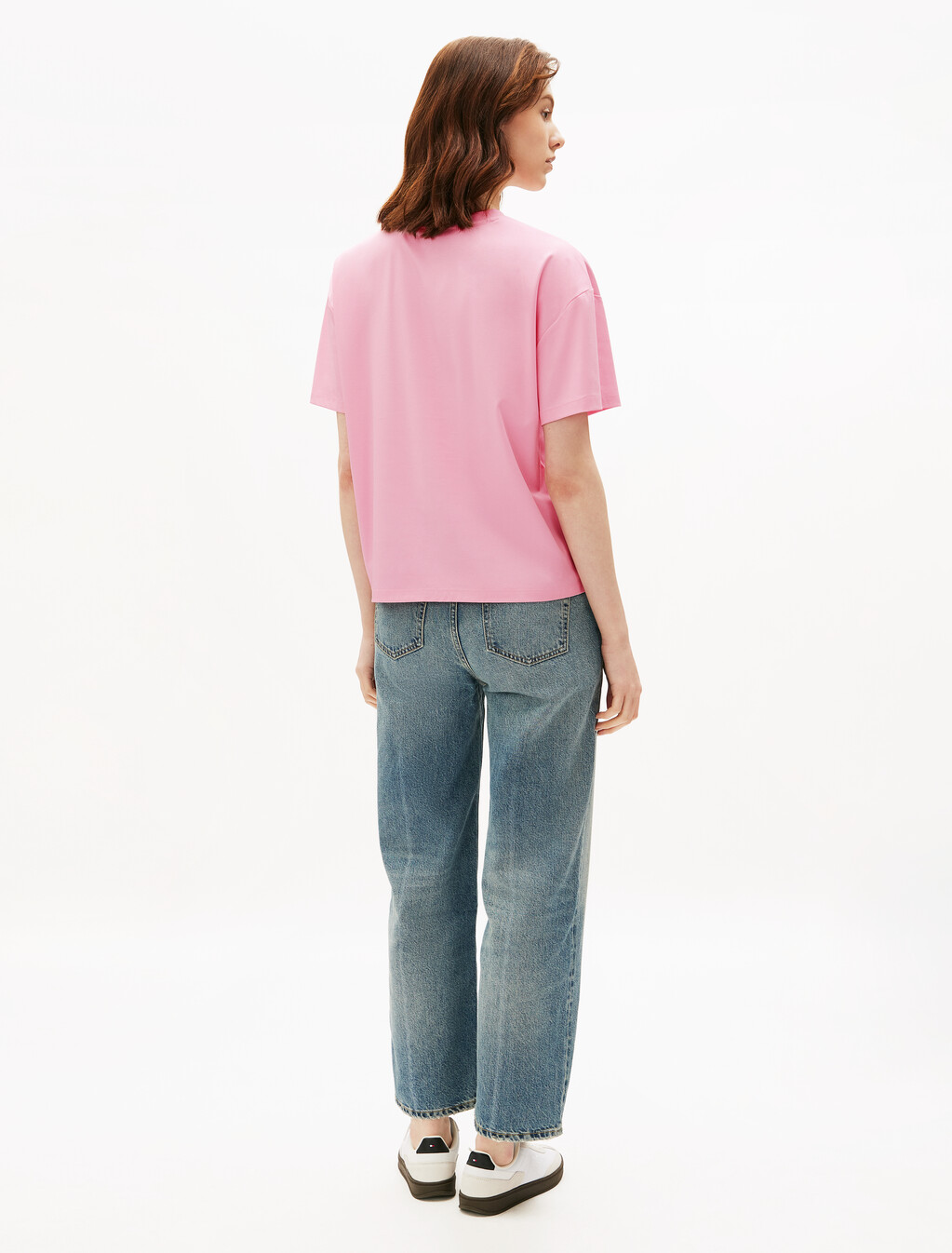 Asia Fit Quick Dry High Neck T-Shirt, Classic Pink, hi-res