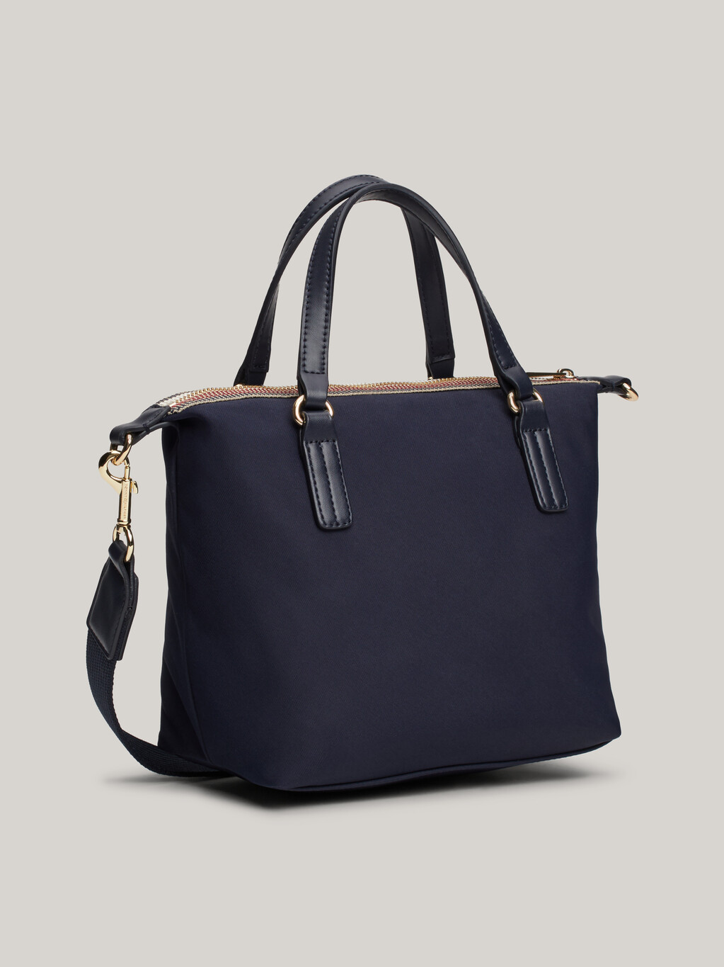 Signature Zip Tote, Space Blue, hi-res