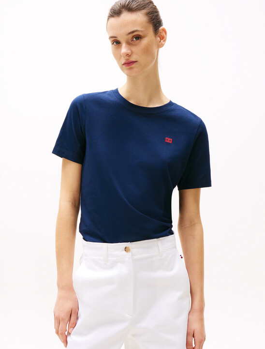Contrast Flag T-Shirt