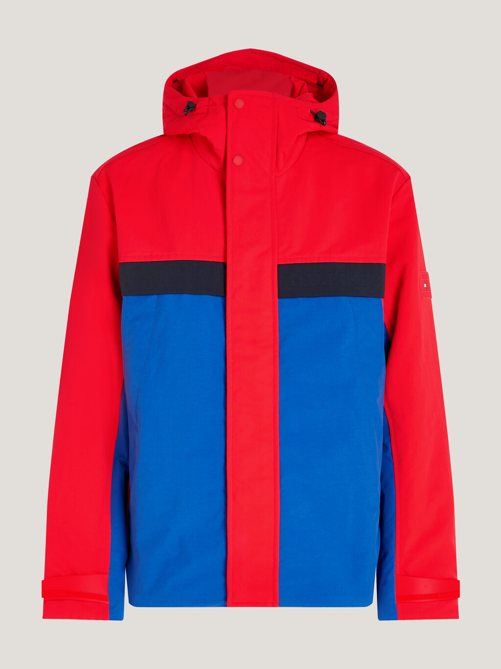 TH Protect Colour-Blocked Portland Jacket, Fierce Red Colourblock, hi-res