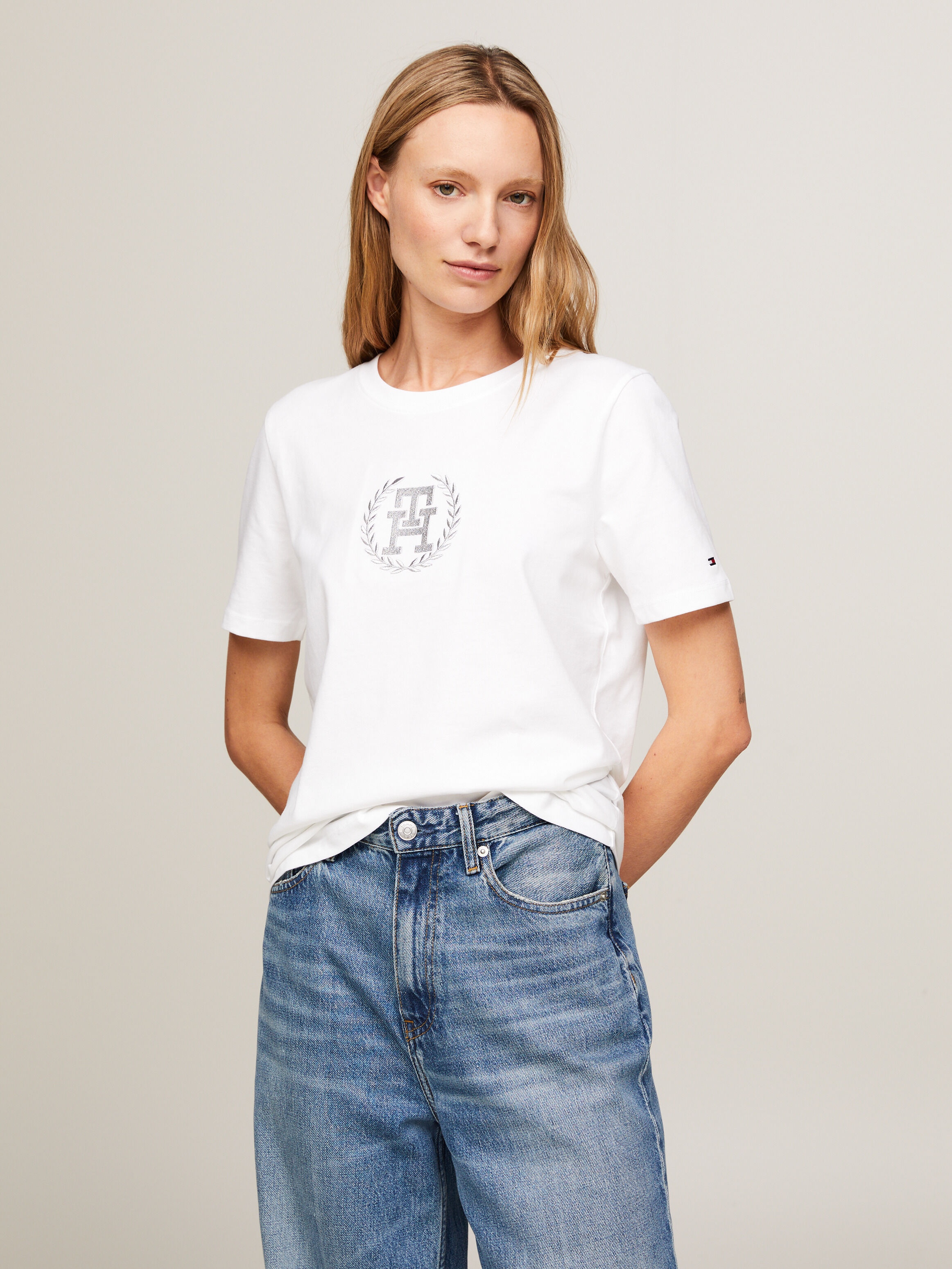Tommy hilfiger white billy cny 2a trainers online