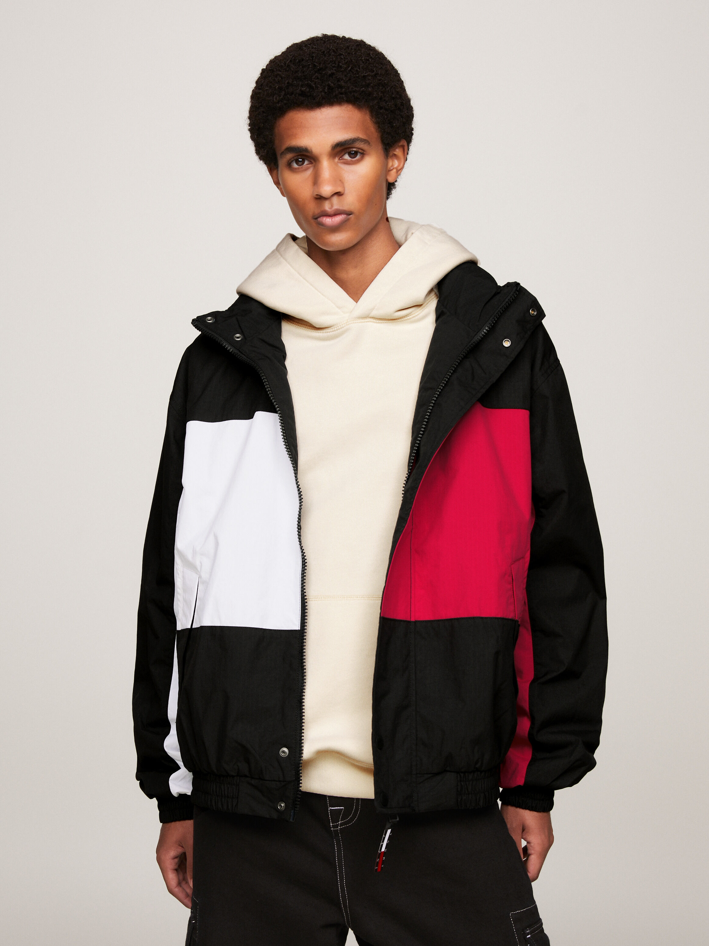 Red windbreaker clearance jacket