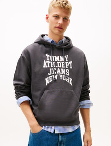 Heritage '90s Varsity Hoody, Washed Black, hi-res
