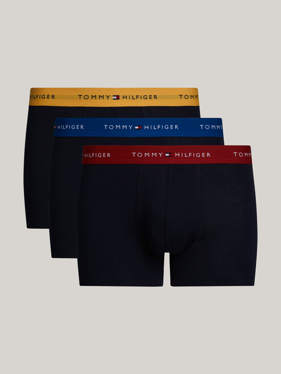 3-Pack Logo Waistband Trunks