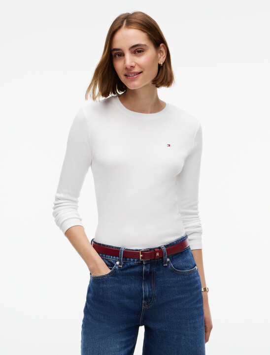 Slim Crew Neck Long Sleeve T-Shirt