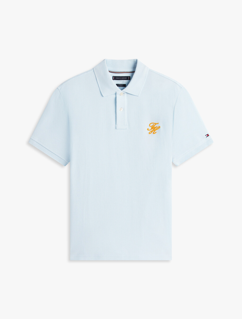 Asia Fit Script Logo Regular Polo, Keepsake Blue, hi-res
