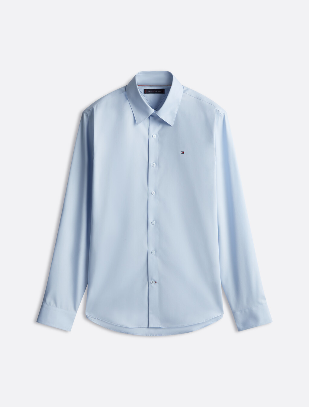 Non Iron Long Sleeve Shirt, Breezy Blue, hi-res