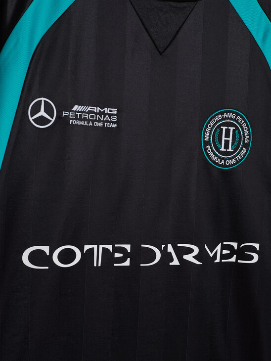 Tommy x Mercedes F1 x CR Lewis Hamilton Football T-Shirt