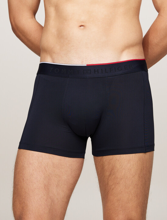 3-Pack Microfibre Tonal Repeat Logo Trunks