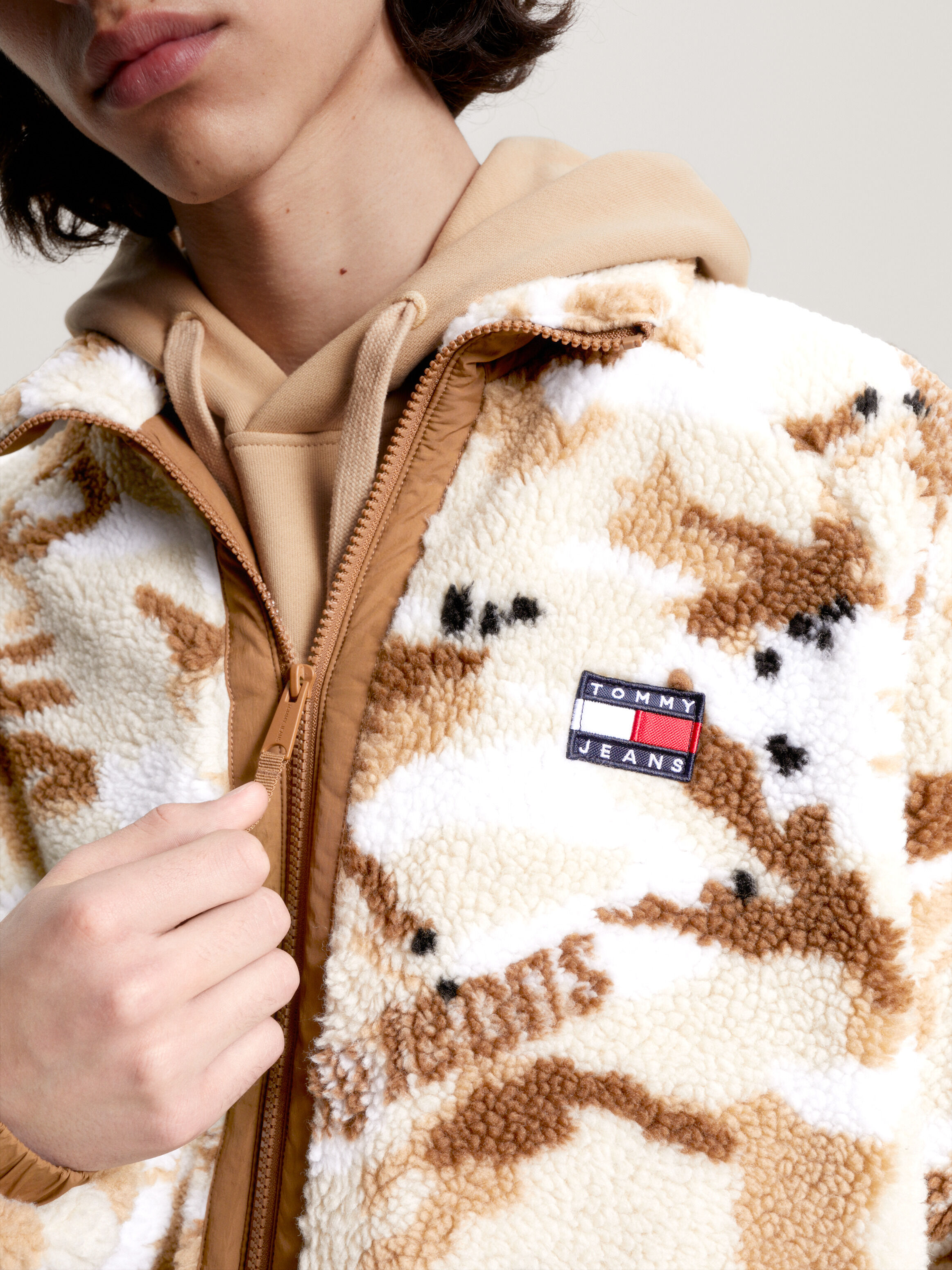 Mens camo clearance sherpa jacket
