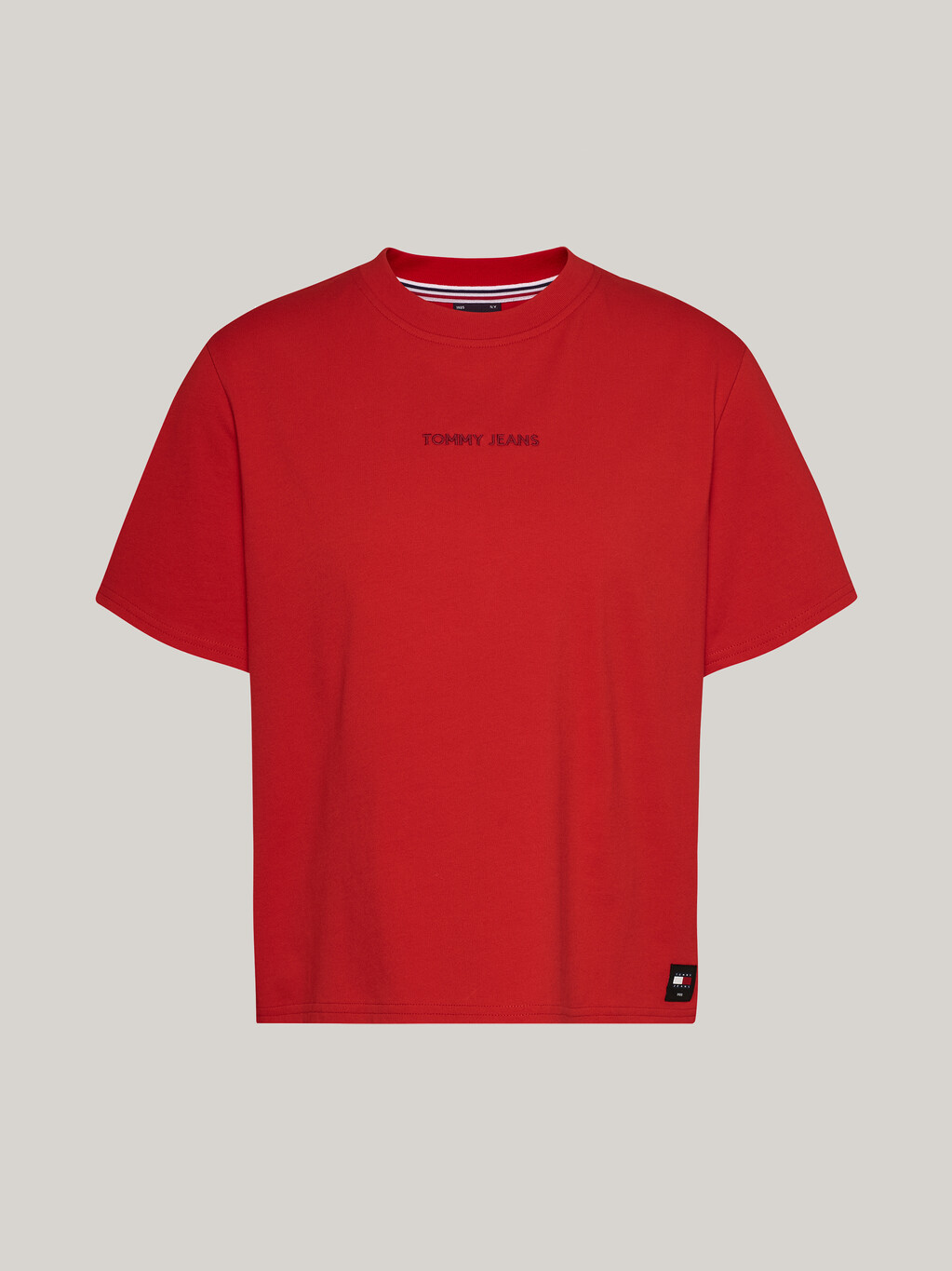 新款經典方正版型 T 恤, Deep Crimson, hi-res