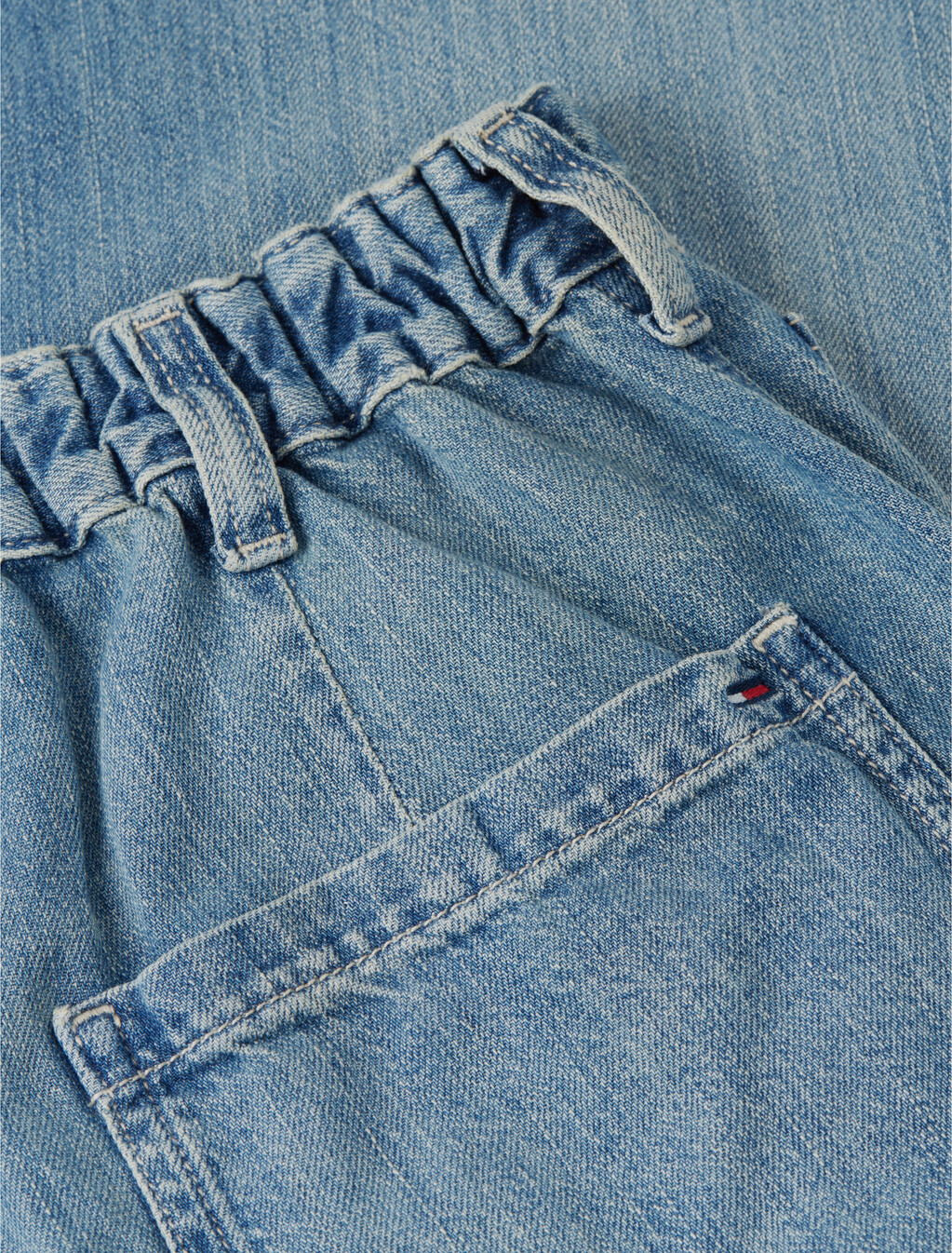 Theo Faded Loose Jeans With Linen, Denim Medium, hi-res