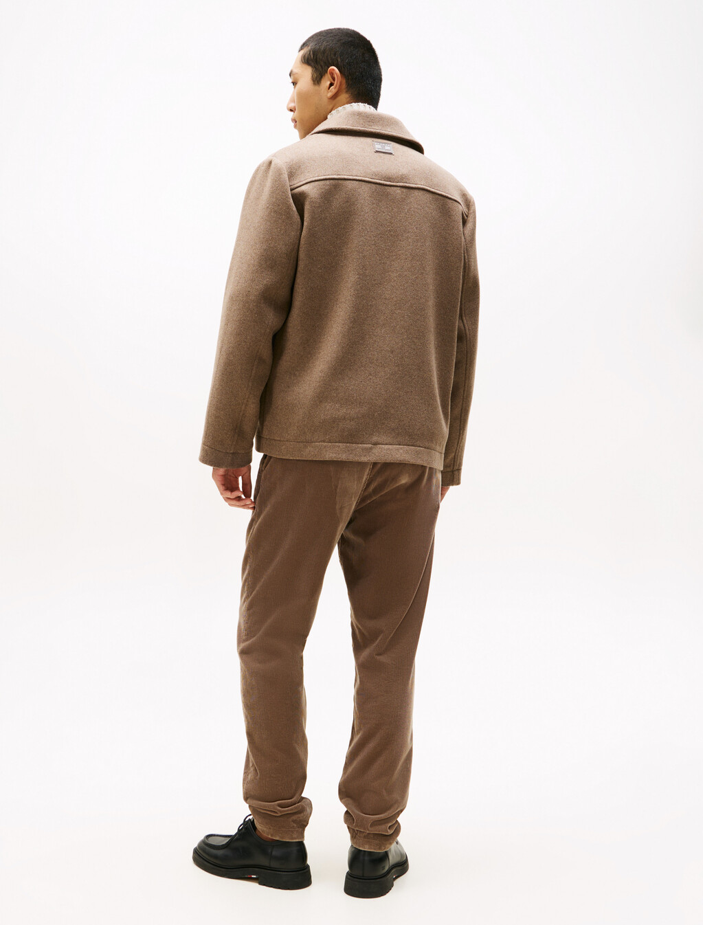 Wool Blend Utility Shirt Jacket, Coastal Taupe, hi-res