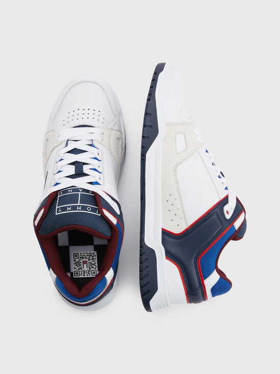LEATHER LOW SKATE TRAINERS