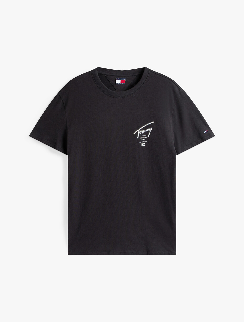 Signature Back Logo Jersey T-Shirt, Black, hi-res