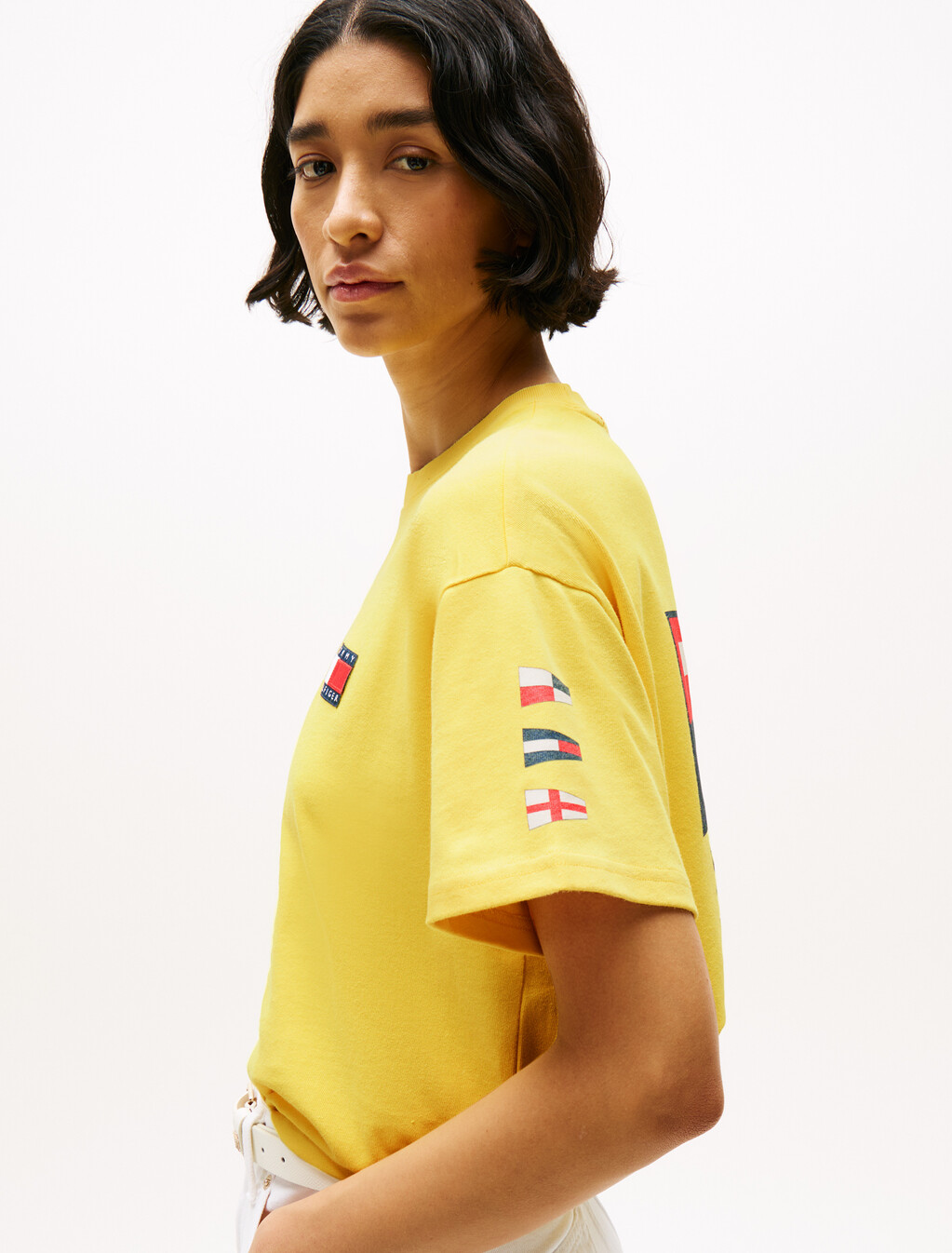 Hilfiger Sailing Relaxed Back Logo T-Shirt, Soft Sunflower, hi-res