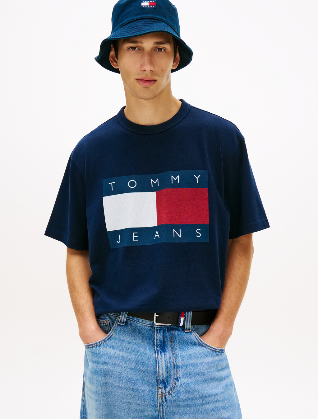 Big Flag Relaxed Short Sleeve T-Shirt, Dark Night Navy, hi-res