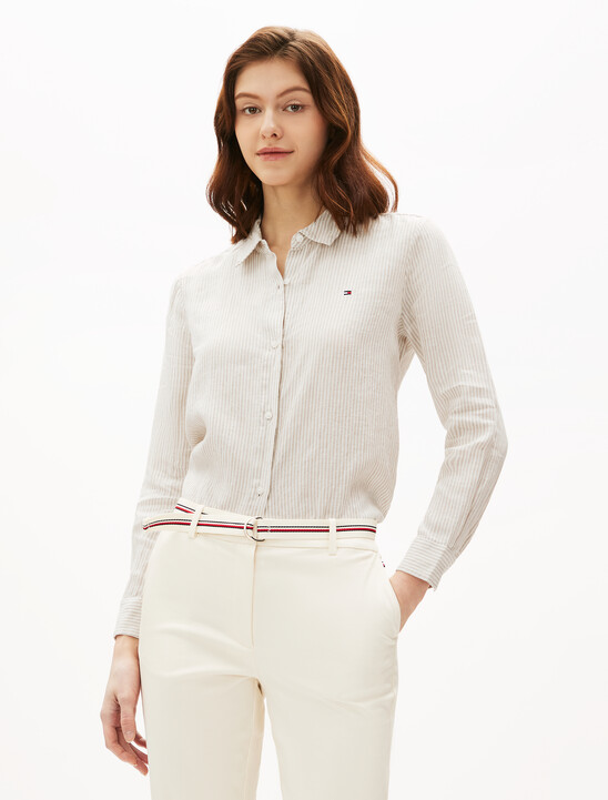 Asia Fit Essential Linen Relaxed Shirt