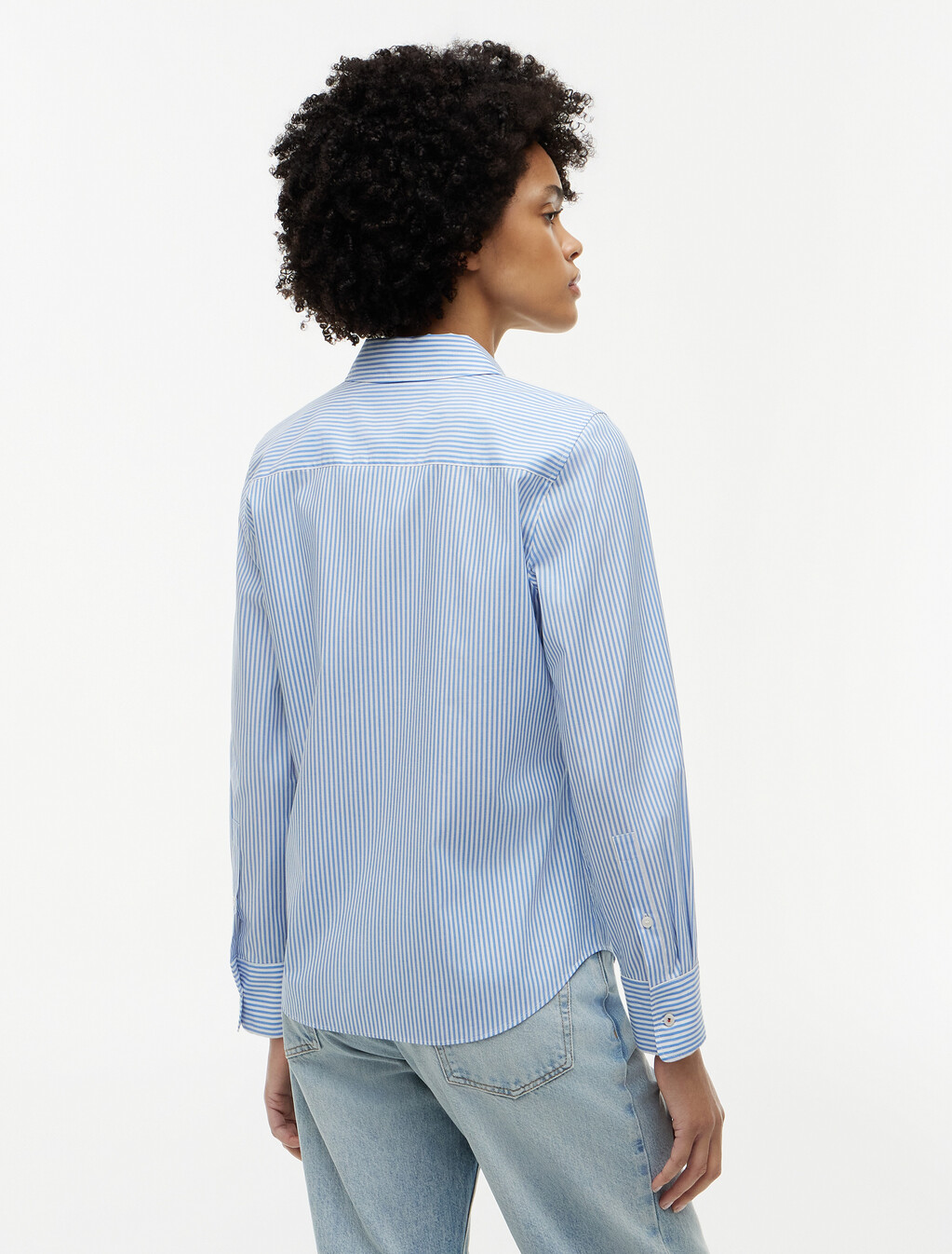 Classic Regular Fit Poplin Shirt, Classic Ithaca Stp Mesmerizing Blue, hi-res