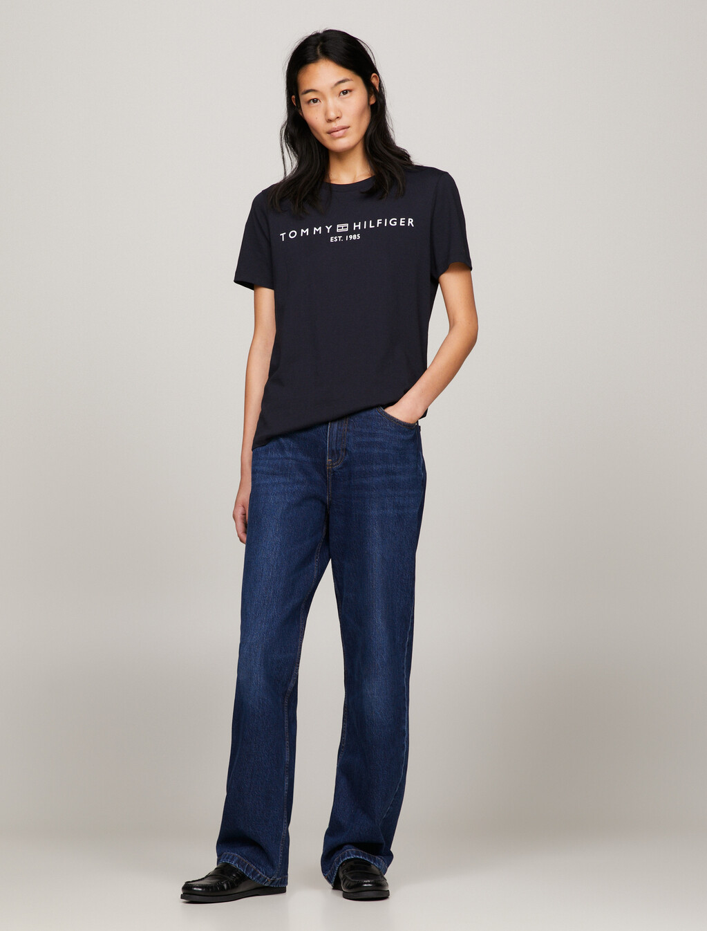 Logo Crew Neck T-Shirt, Desert Sky, hi-res