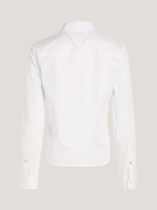 Fitted Poplin Blouse
