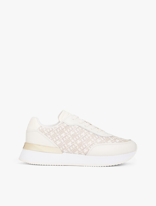 TH Monogram Leather Trainers