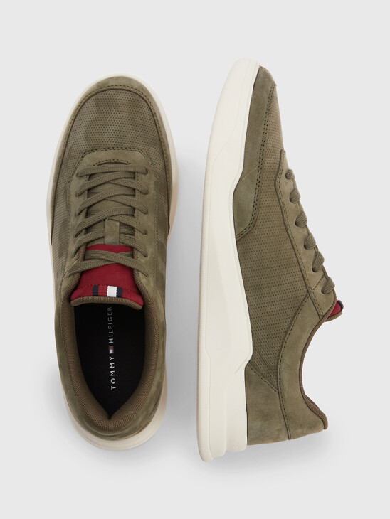 ELEVATED NUBUCK LEATHER TRAINERS