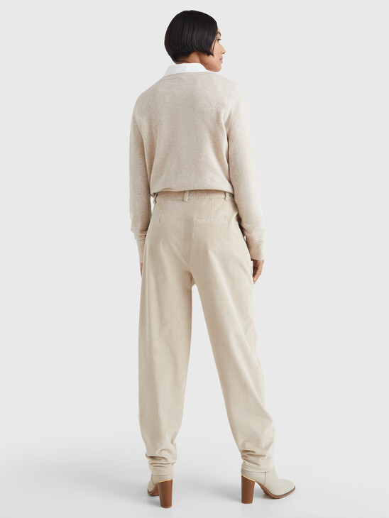 TAPERED CORDUROY TROUSERS