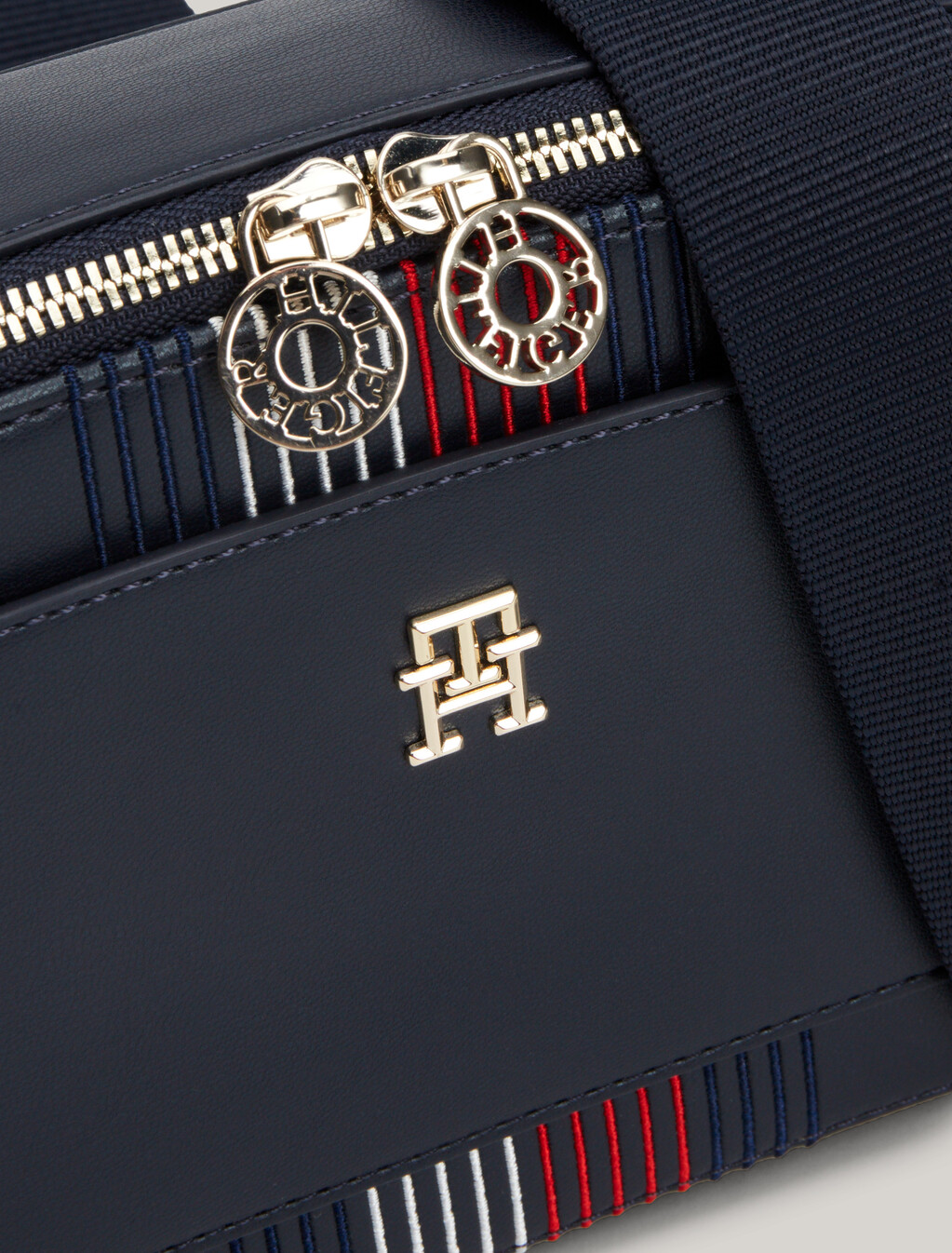 Corporate Double Zip Crossover Camera Bag, Space Blue, hi-res