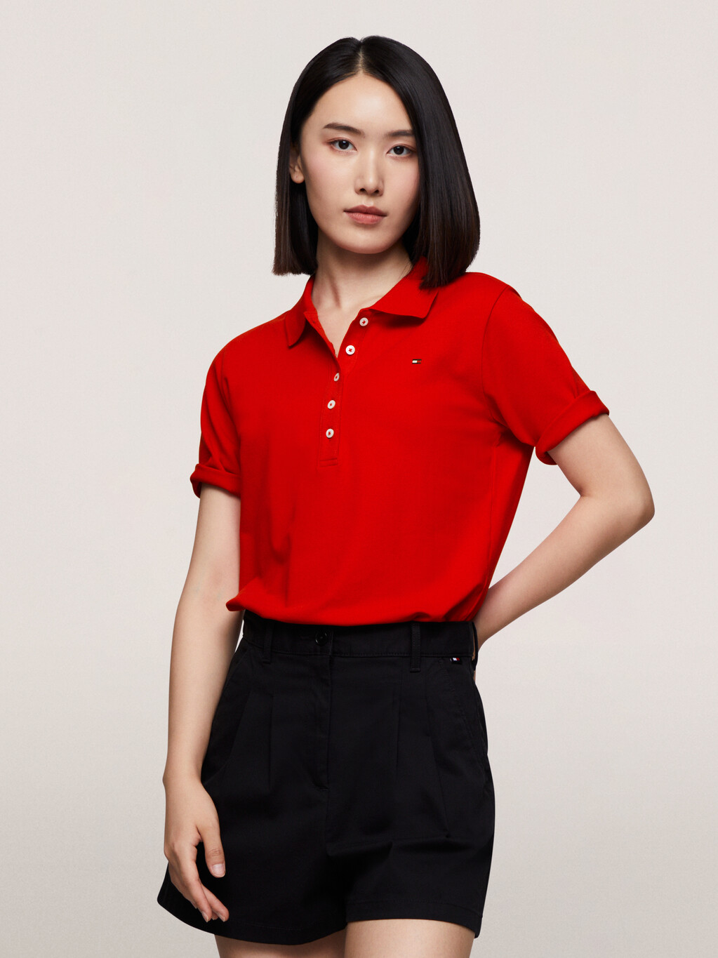 1985 Collection Regular Fit Polo, Fierce Red, hi-res
