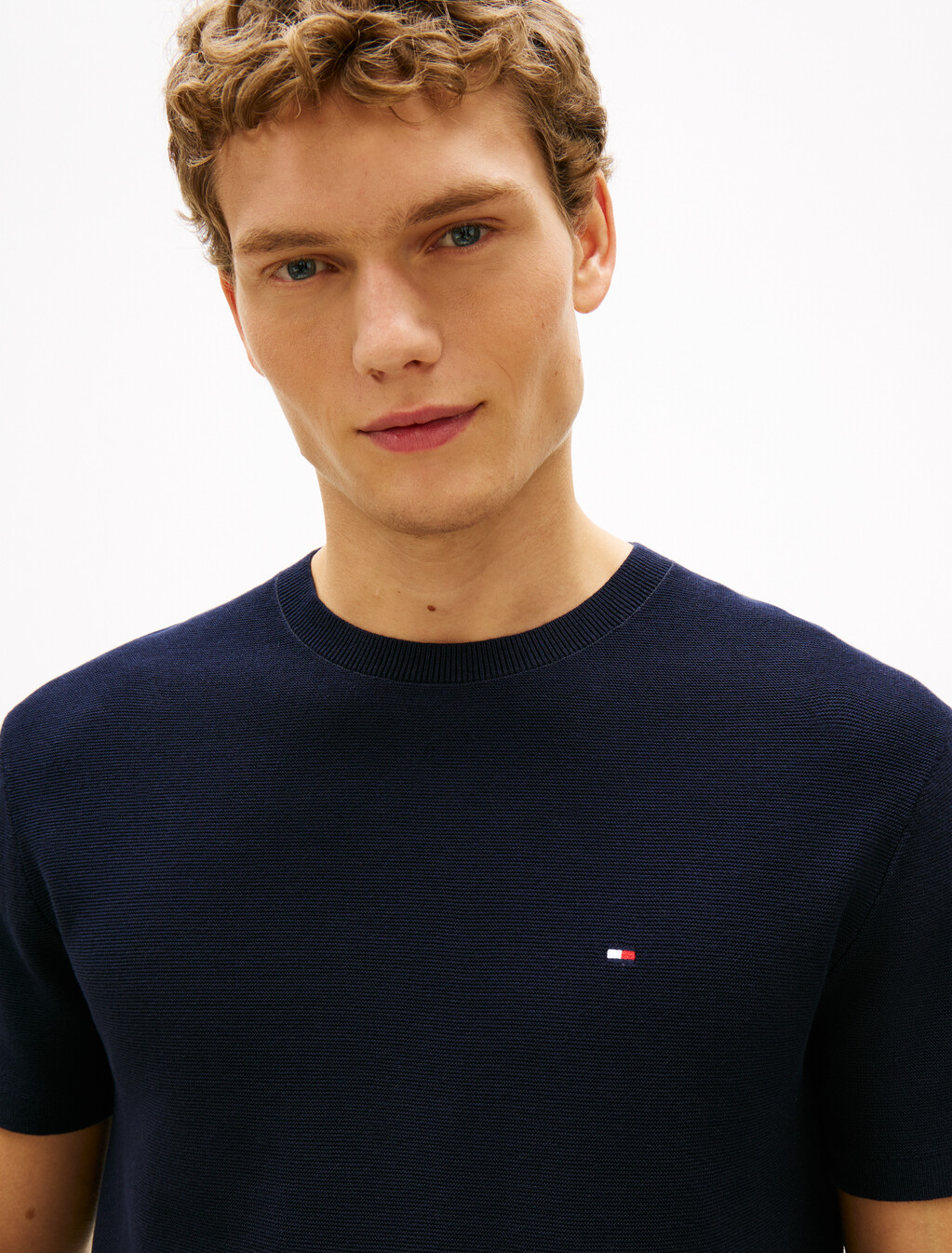 Relaxed Fit Knit T-Shirt, Desert Sky, hi-res