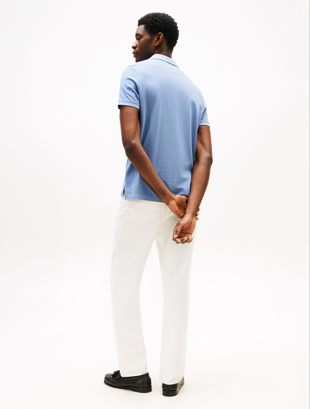 Garment Dyed Flag Embroidery Regular Polo, Brisk Blue, hi-res