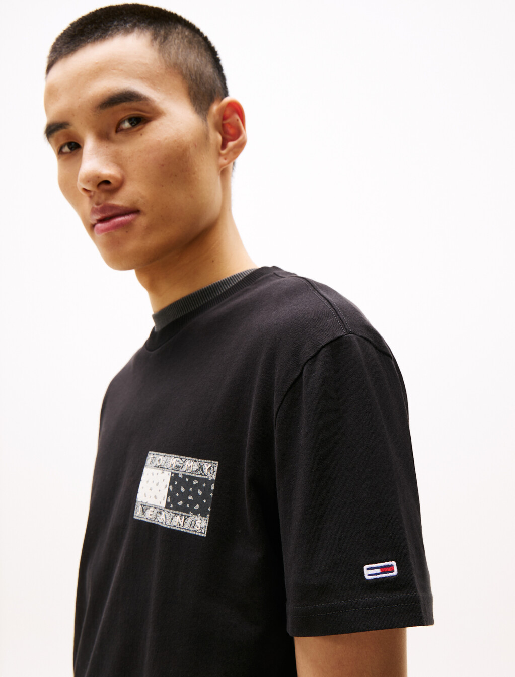 Paisley Back Logo T-Shirt, Black, hi-res