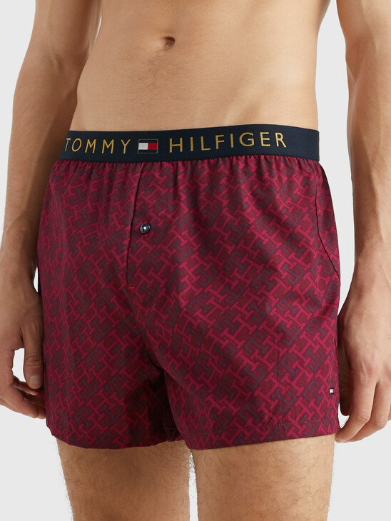 STRIPE ORGANIC COTTON BOXER SHORTS 