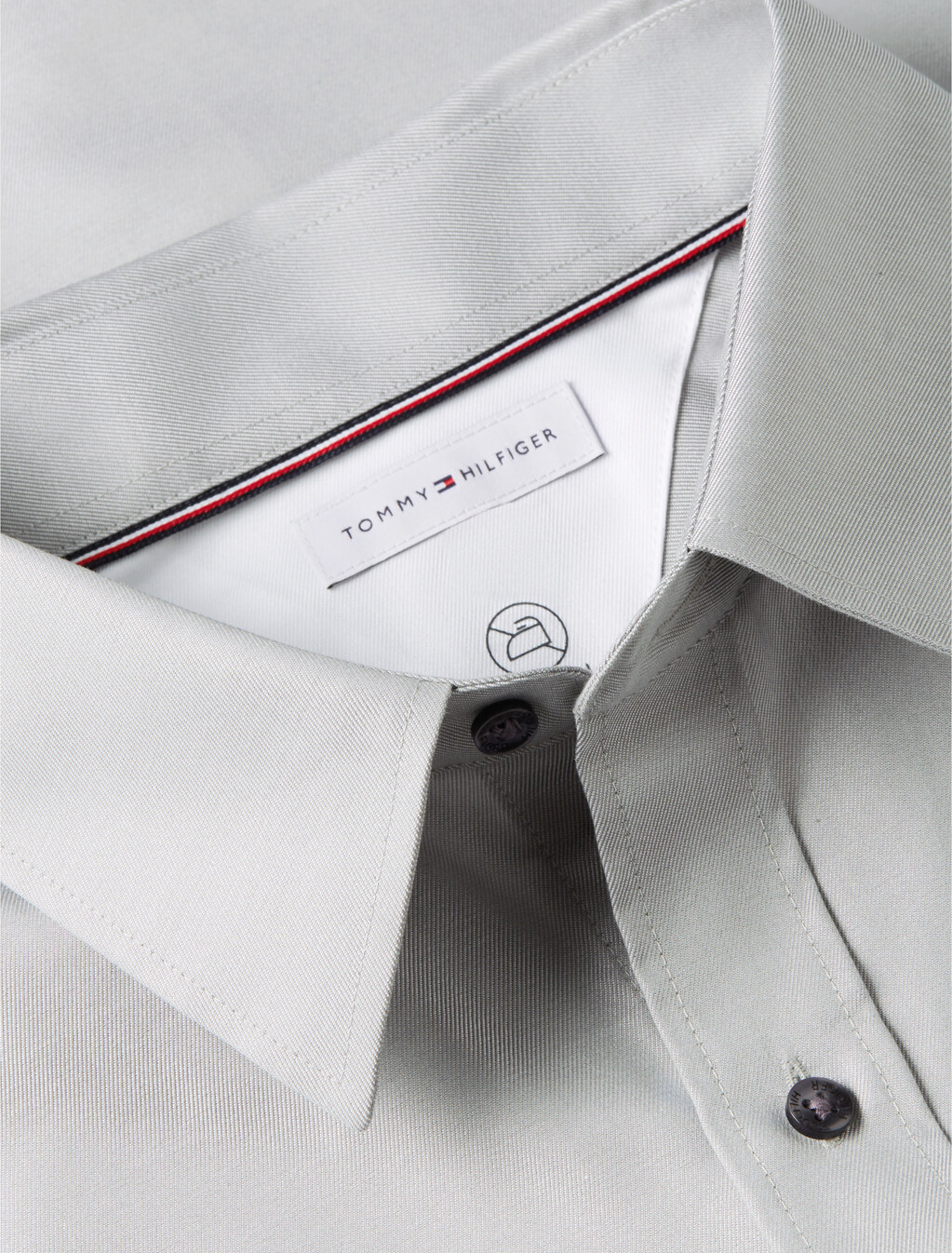New York Label Regular Fit Non-Iron Shirt, Hydrogen Grey, hi-res
