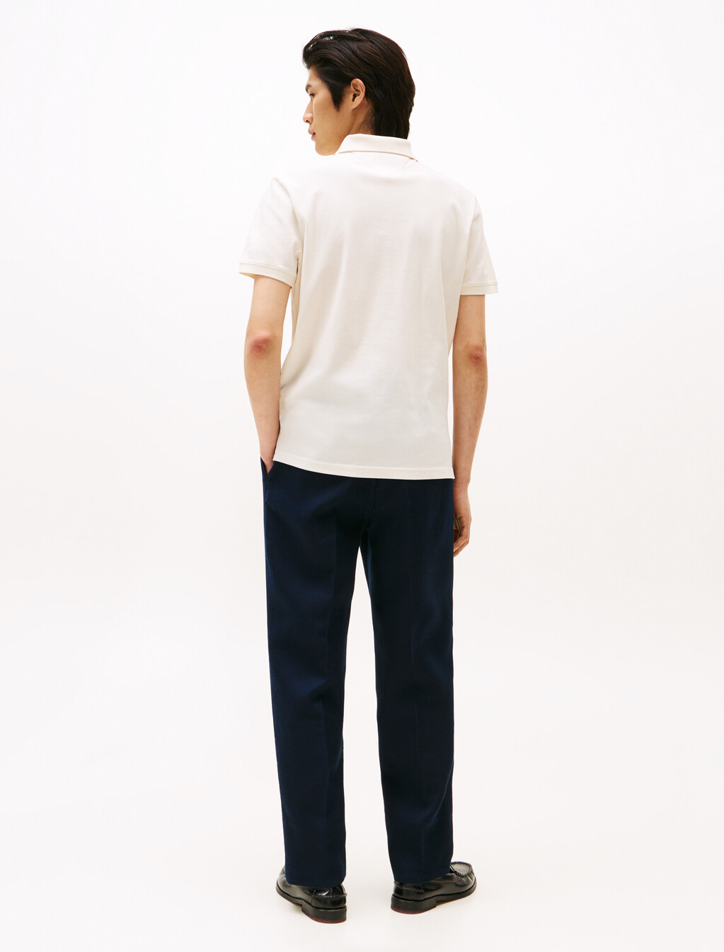 Regular Fit Logo Embroidery Polo Shirt, Ivory Petal, hi-res