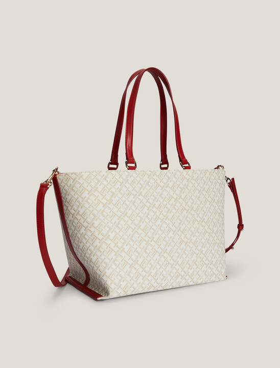 TH Monogram Jacquard Canvas Tote