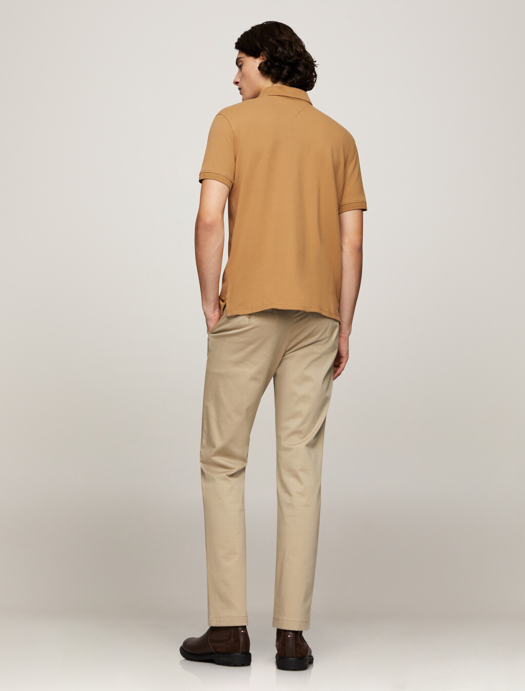 Stretch Regular Polo, Pinecone Tan, hi-res