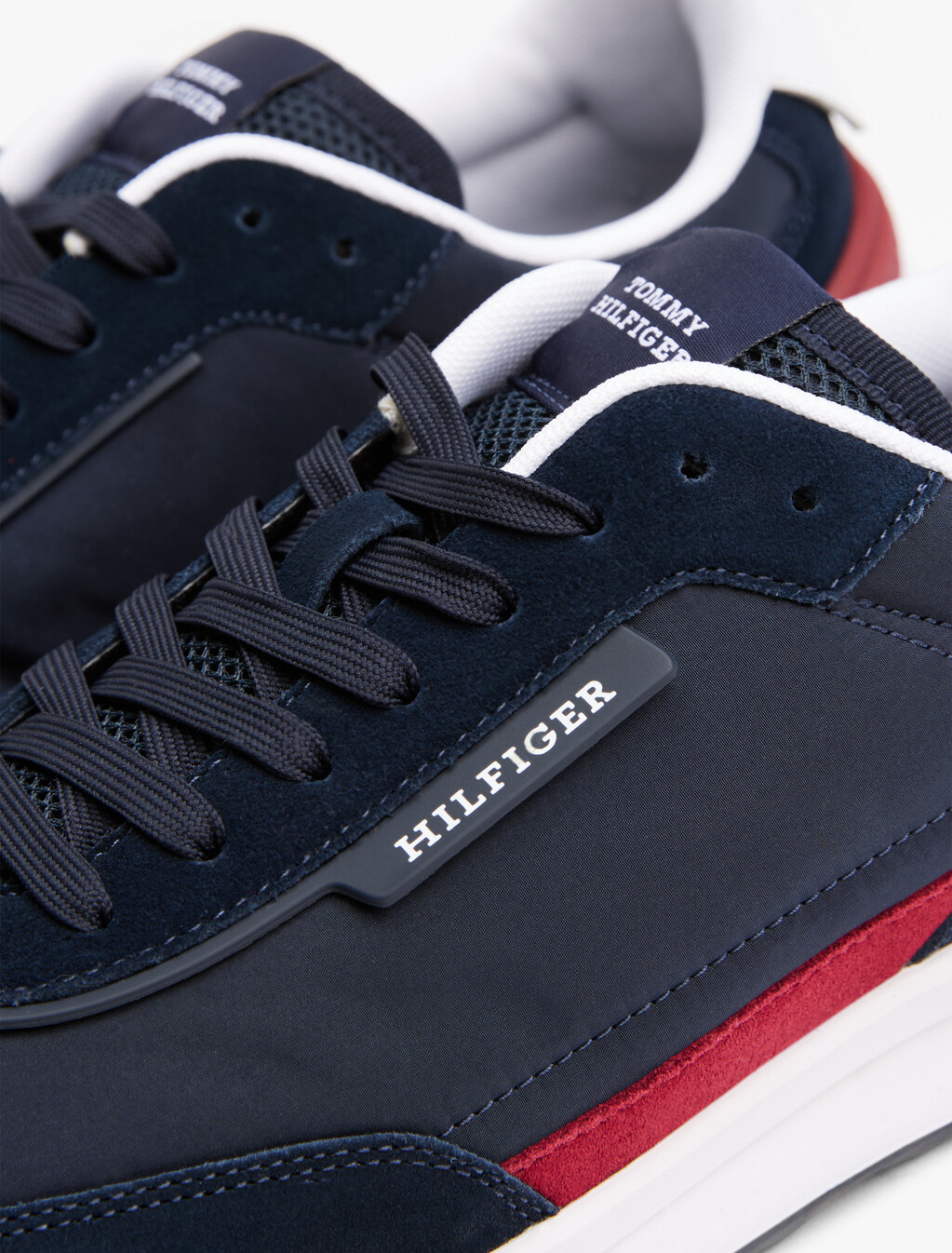 Retro Nylon Mix Runner Sneaker, Desert Sky, hi-res