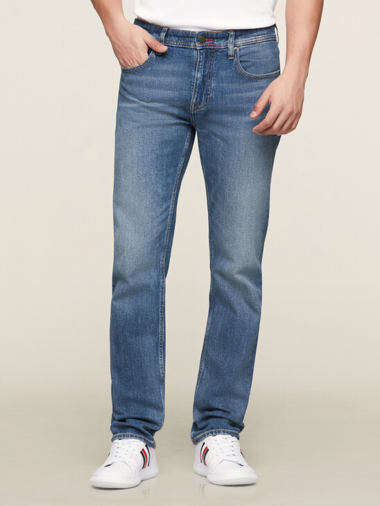 Denton Straight Faded Indigo Jeans