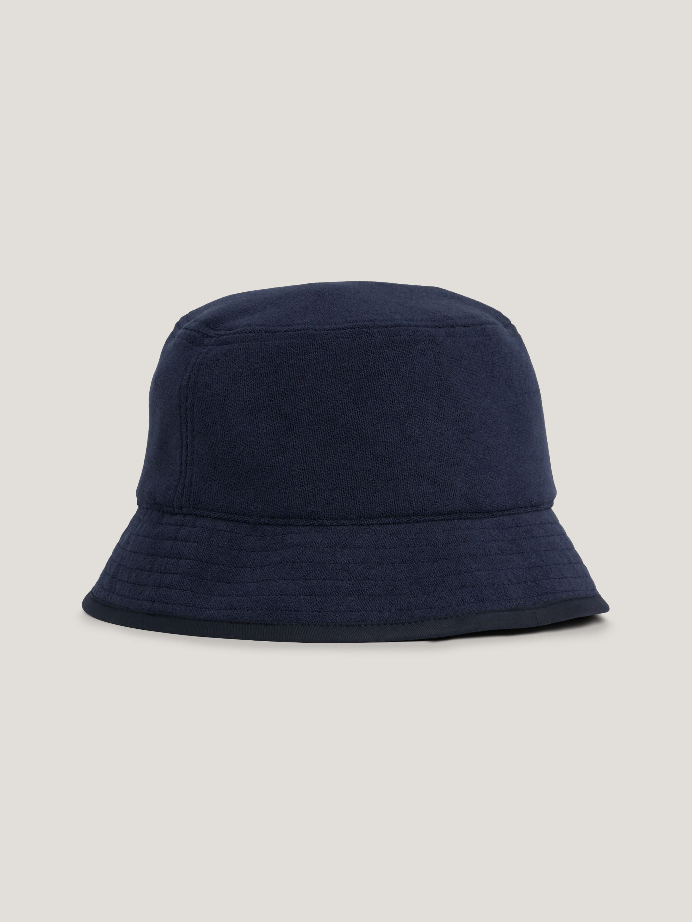 Tommy Hilfiger flag fabric bucket hat in blue