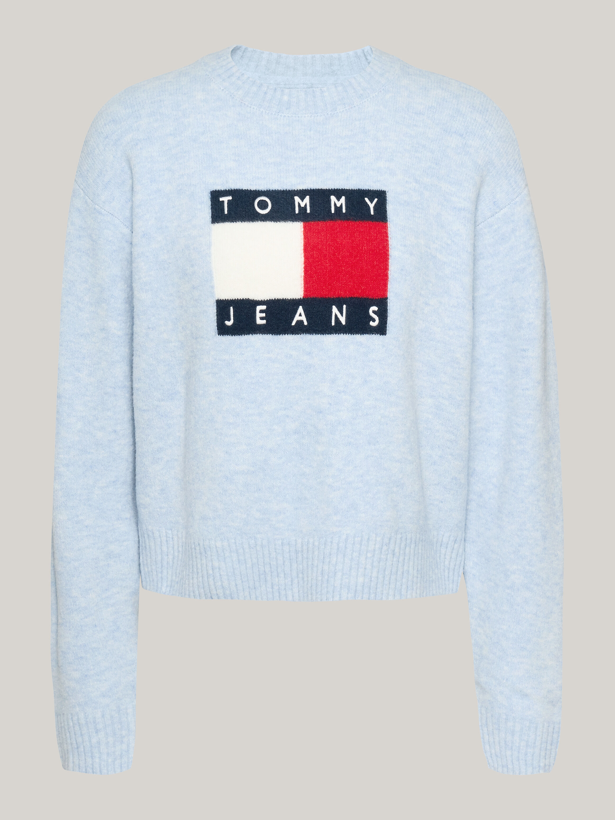 Melange Relaxed Jumper with Wool