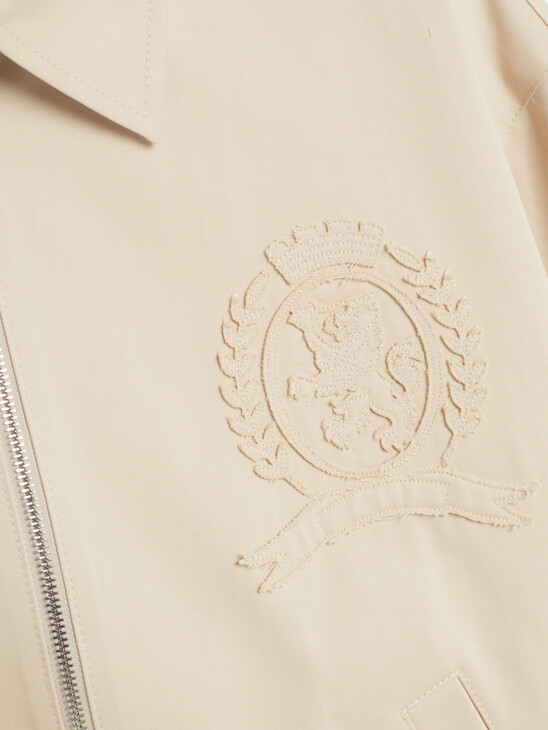Crest Relaxed Fit Twill Coach Jacket