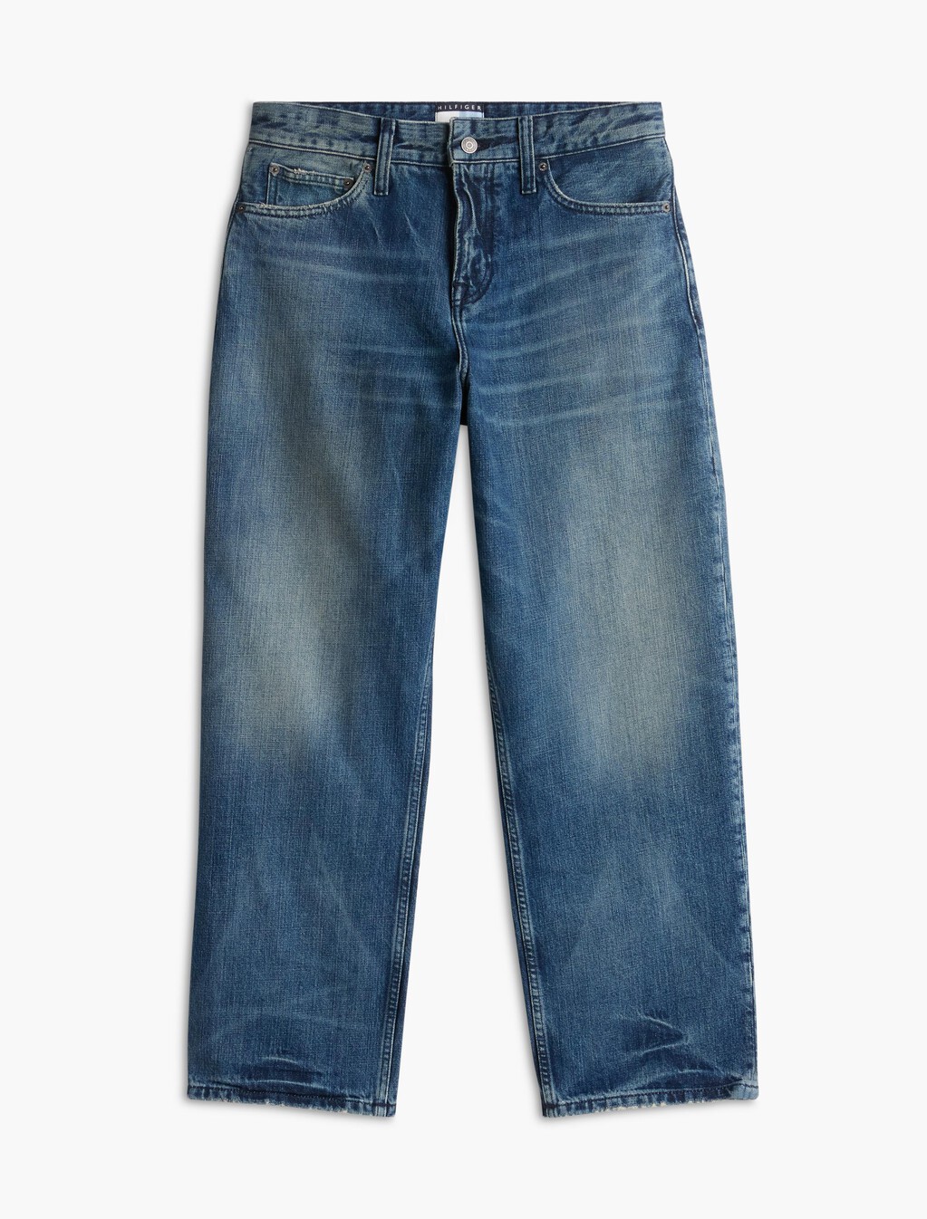 Relaxed Jeans, Mid Wash Denim, hi-res