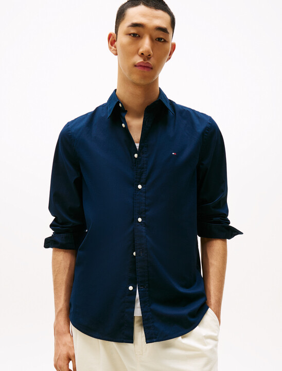 TH Flex Slim Fit Poplin Shirt