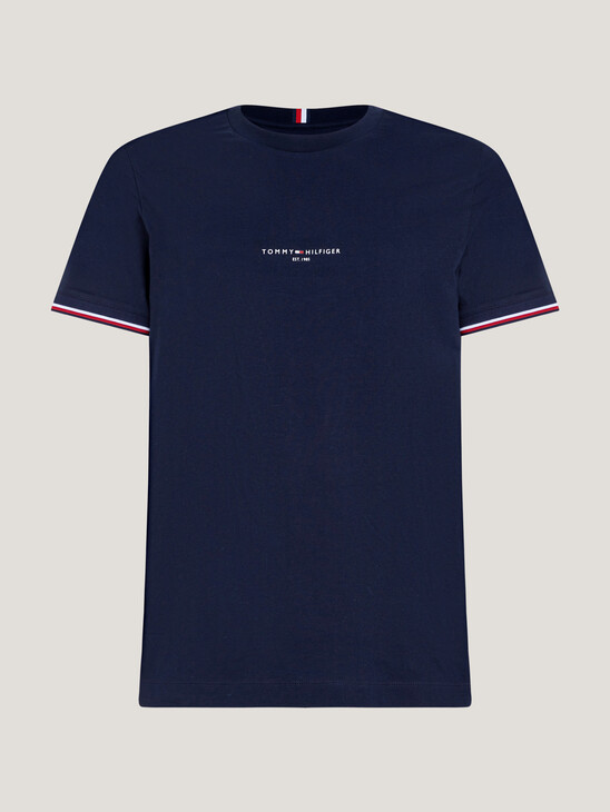 Tipped Cuff Slim Fit T-Shirt