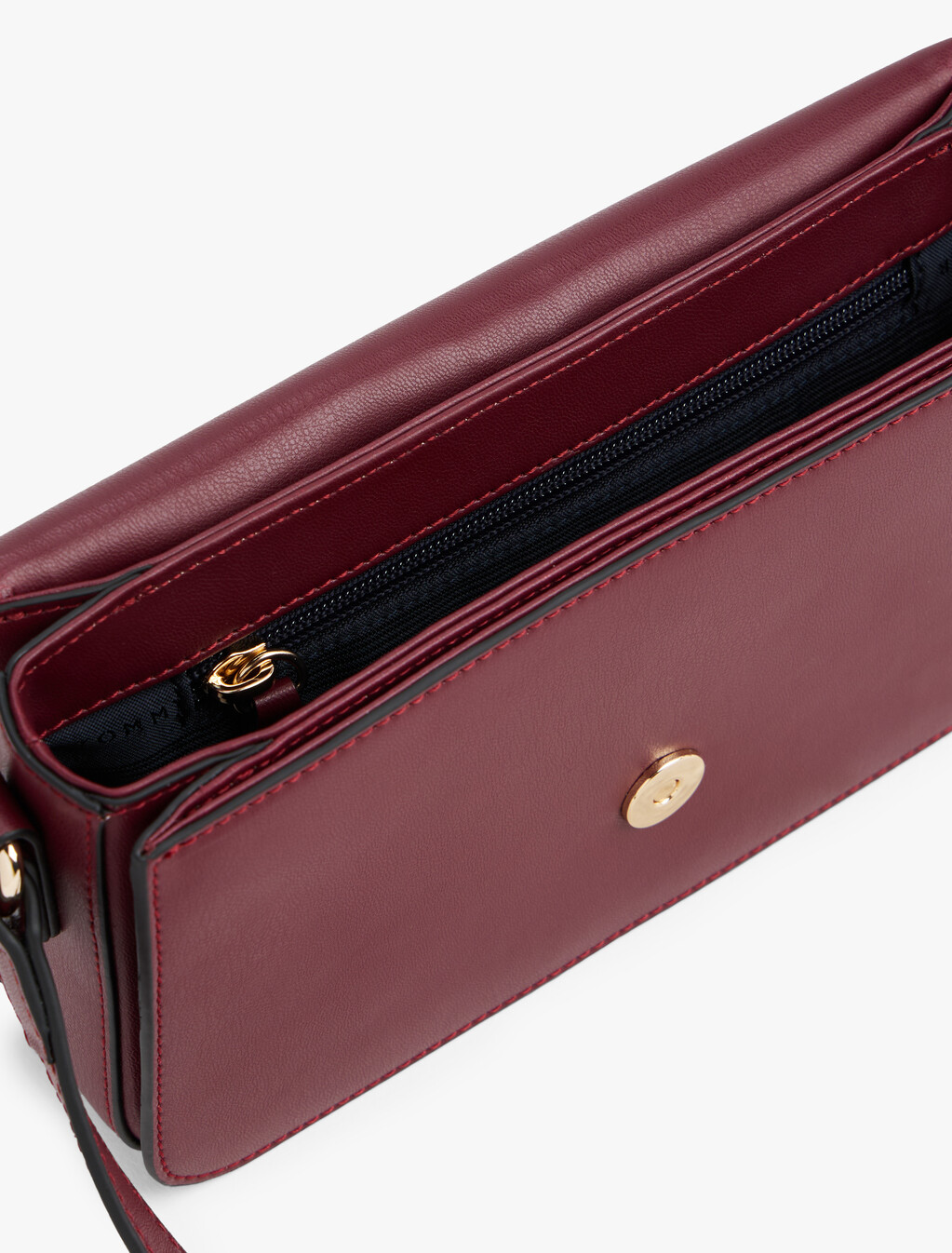 TH Monogram Flap Crossbody Bag, Deep Rouge, hi-res