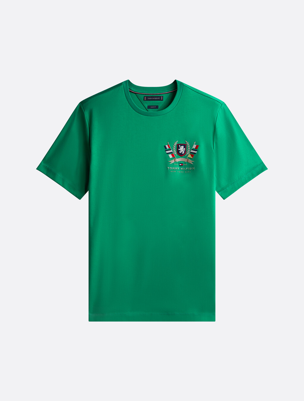 Hilfiger Crest Interlock T-Shirt, Nouveau Green, hi-res