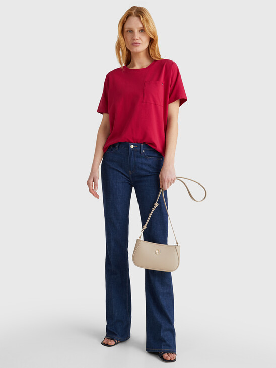 ROUND NECK POCKET RELAXED T-SHIRT