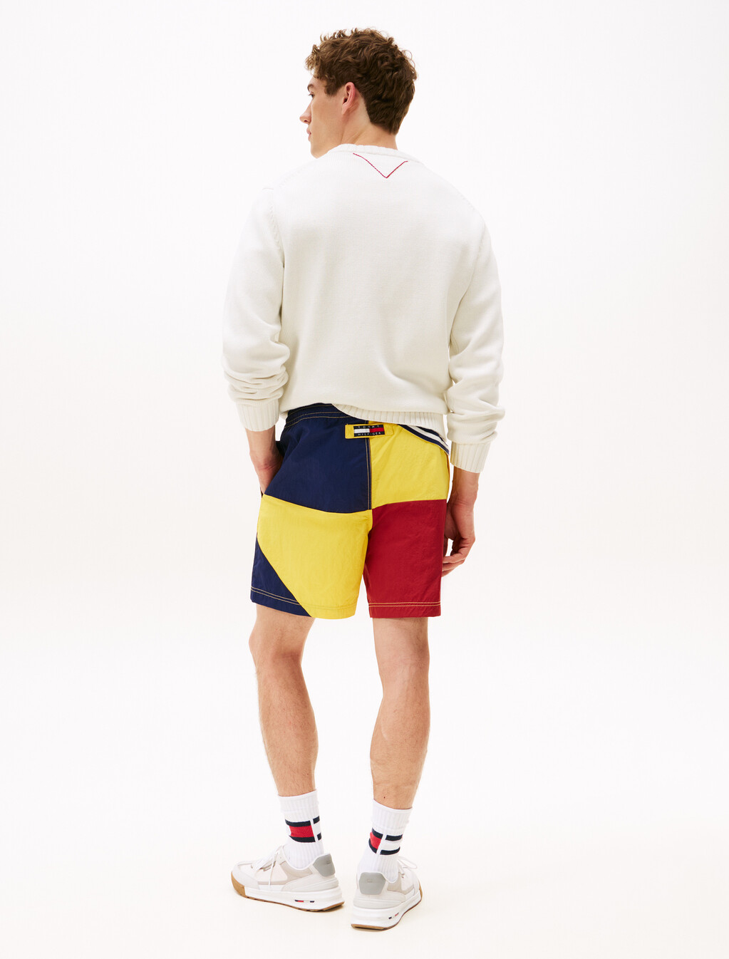 Hilfiger Sailing Colour-Blocked Shorts, Soft Sunflower / Multi, hi-res